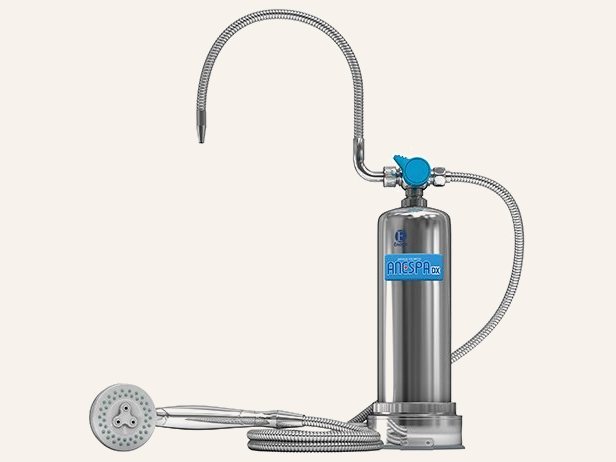 Anespa DX de acero inoxidable con ducha de mano